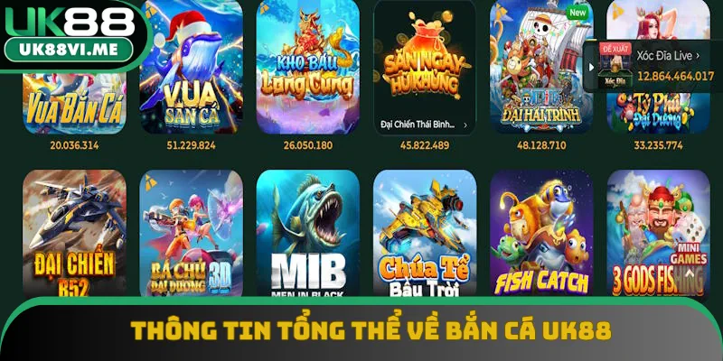 Thông tin tổng thể về bắn cá UK88 Thông tin tổng thể về bắn cá UK88